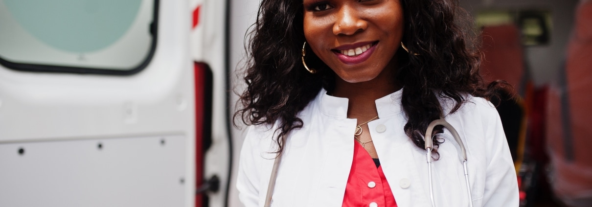 African-American EMS professional